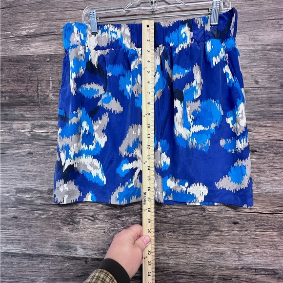 LOFT Blue Mini Skirt Womens Medium - Picture 4 of 5